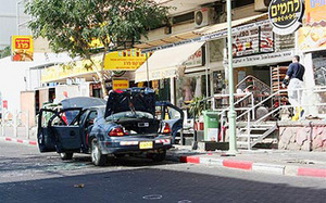 Scene of the bombing, Eilat, Monday Jan 29 2007